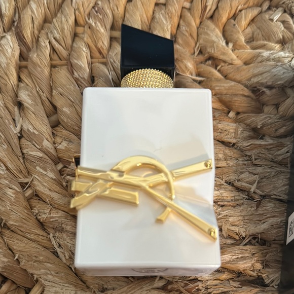 Yves Saint Laurent Other - Yves Saint Laurent White and Gold Perfume Bottle 1.6 oz
